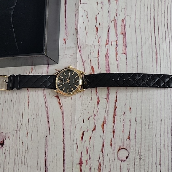 Citizen Eco-Drive Gold and Black Women's Watch - Picture 7 of 9